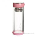 hot selling customized logo glass water bottle